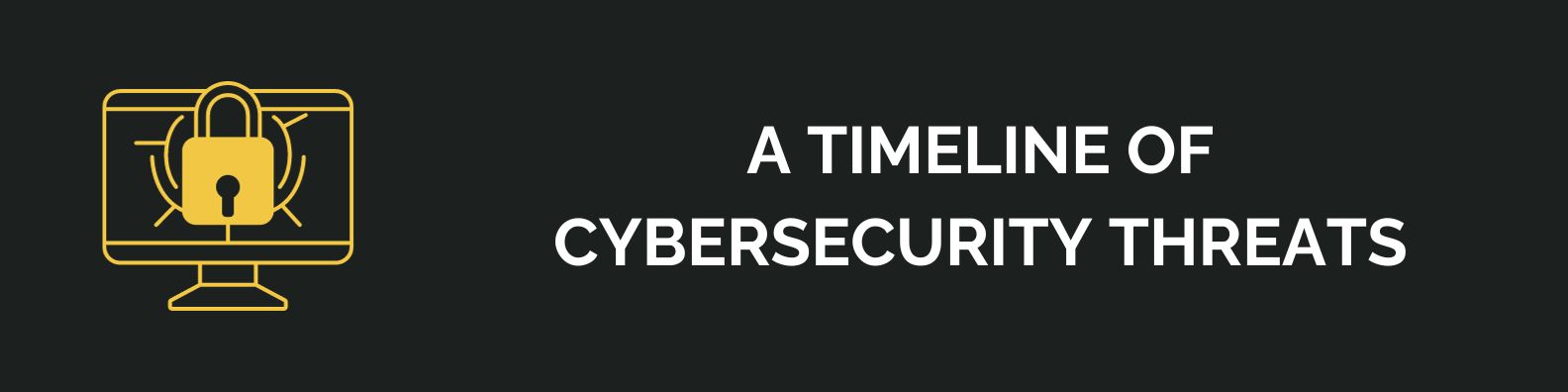 A Timeline of Cybersecurity Threats